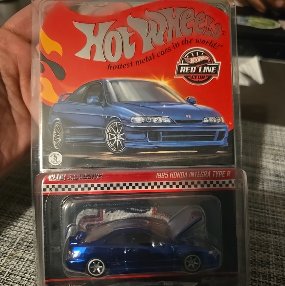 Blue 1995 Honda Integra Type R